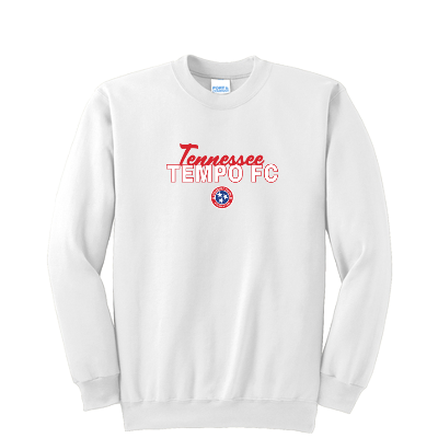 Essential Fleece Crewneck - White Image