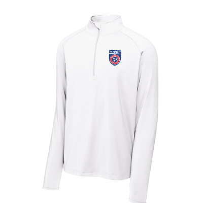 Sport-Wick Stretch 1/2 Zip Pullover - White Image