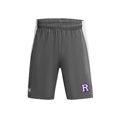 Tech Vent 8" Non-Pocket Short - Dk Grey/White Image