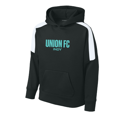 Sport-Wick FLC United PO Hoodie - Blk/Wht Image (28458)