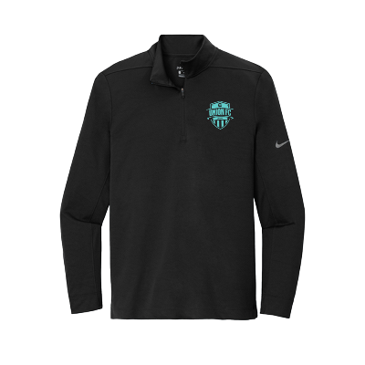 DRY 1/2 ZIP COVER-UP BLACK  Image
