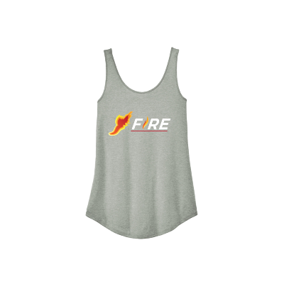 Perfect Tri Relaxed Tank- Heathered Grey Image