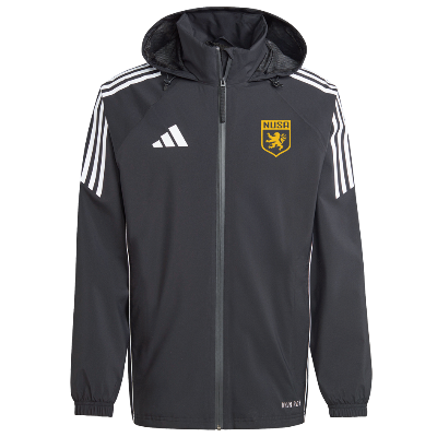 Tiro 24 Rain Jacket - Blk/Wht Image
