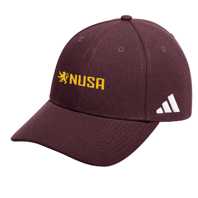 Str Adjustable Cap - Maroon/White Image