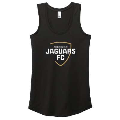 Women's Perfect Tri Racerback Tank - Black Image