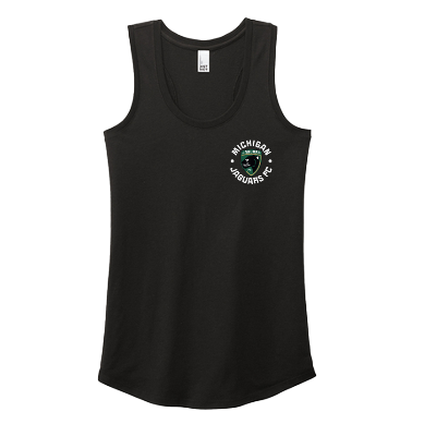Women's Perfect Tri Racerback Tank - Black Image