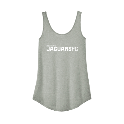 Perfect Tri Relaxed Tank- Heathered Grey Image
