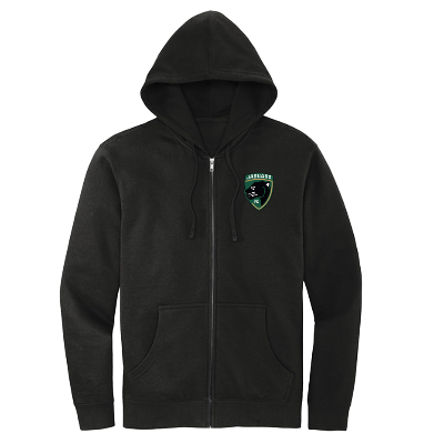 VIT Fleece Full Zip Hoodie - Black Image