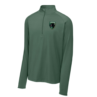 Sport-Wick Stretch 1/2 Zip Pullover - Forest Green Image