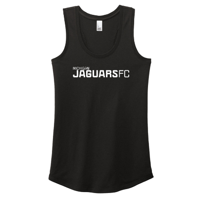 Women's Perfect Tri Racerback Tank - Black Image