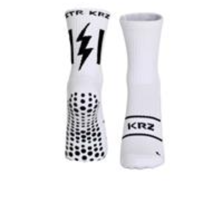 STR KRZ Grip Socks White Image
