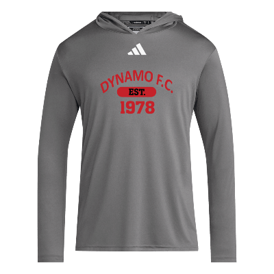 D4T LS Hoody Tee - Team Grey Four/White Image