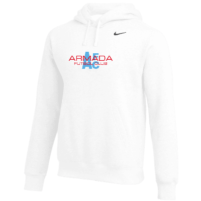 Team Club Pullover Hoodie - White Image