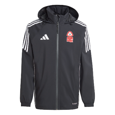 Tiro 24 Rain Jacket - Blk/Wht Image