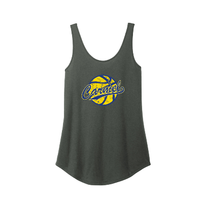 Perfect Tri Relaxed Tank- Deepest Grey Image