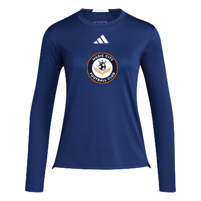 D4T Performance LS Tee - Navy/White Image (29463)