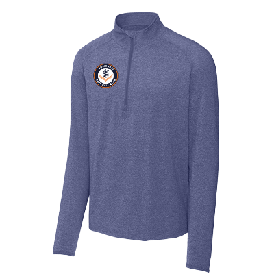 Sport-Wick Stretch 1/2 Zip Pullover - True Navy Heather Image