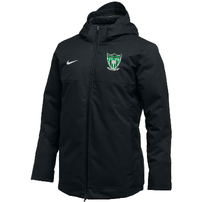 Team Down Fill Parka - Black/White Image