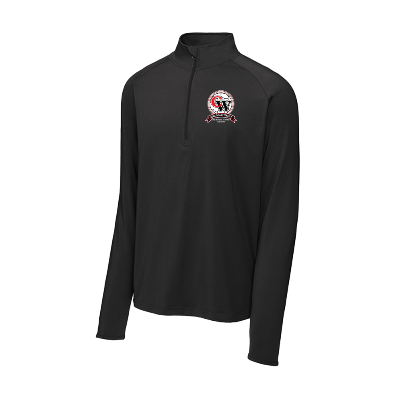 Sport-Wick Stretch 1/4 Zip Pullover - Black Image