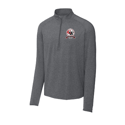 Sport-Wick Stretch 1/4 Zip Pullover - Charcoal Grey Heather Image