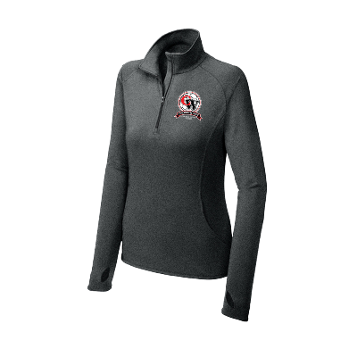 Sport-Wick Stretch 1/4 Zip Pullover - Charcoal Grey Heather Image (29541)