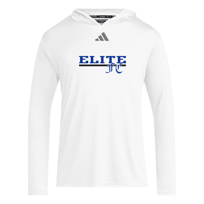 D4T LS Hoody Tee - White/Grey Image