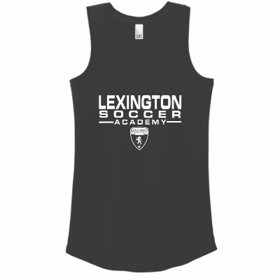 LSA Women's Perfect Tri Racerback Tank - Black Image
