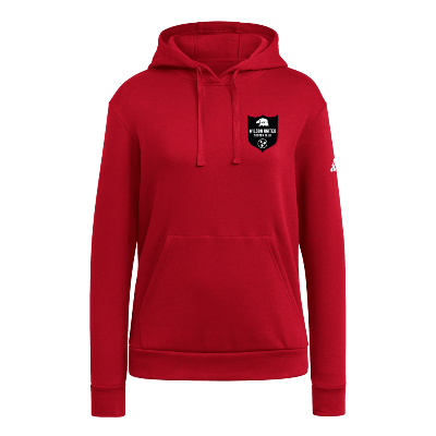 FLEECE HOODIE PWR RED  Image (30019)