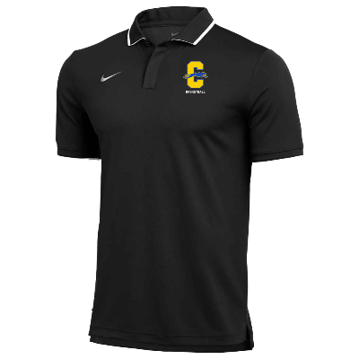 Dri-Fit Polo UV Collegiate - Black/White Image