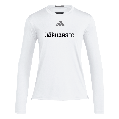 D4T Performance LS Tee - White/Grey Image