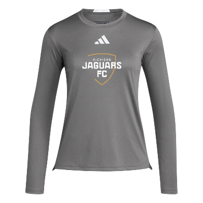D4T Performance LS Tee - Team Grey Four/White Image