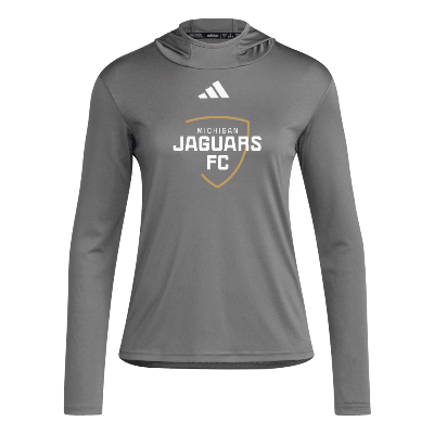 D4T LS Hoody Tee - Team Grey Four/White Image (30470)