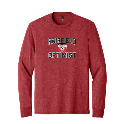 Men's Perfect Tri L/S Tee - Red Frost Image