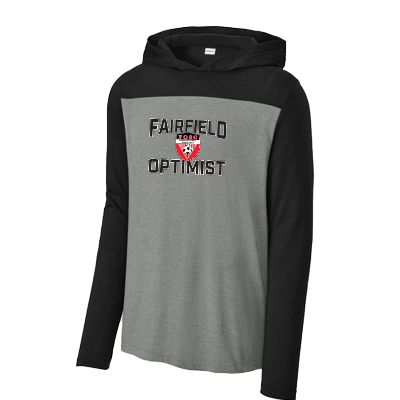 Halftime LS Hoodie - Black/Vintage Heather Image
