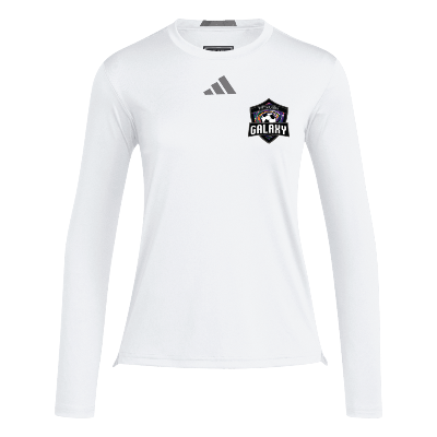 D4T Performance LS Tee - White/Grey Image