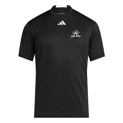 D4T Performance SS Tee - Black/White Image