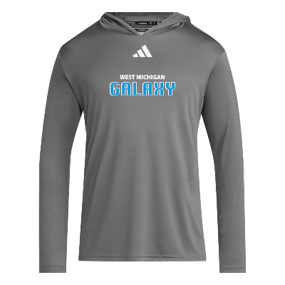 D4T LS Hoody Tee - Team Grey Four/White Image