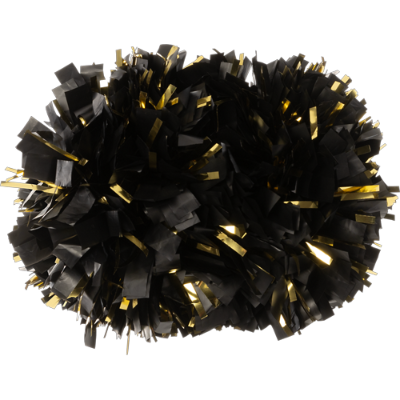CHAMPION METALLIC 2-COLOR 4" POM BLK/GLD  Image
