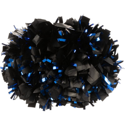 CHAMPION METALLIC 2-COLOR 4" POM BLK/ROY  Image