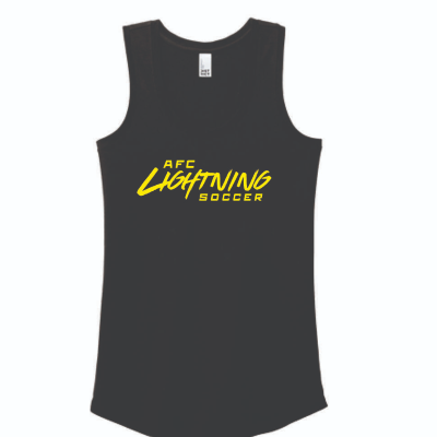 Women's Perfect Tri Racerback Tank - Black Image