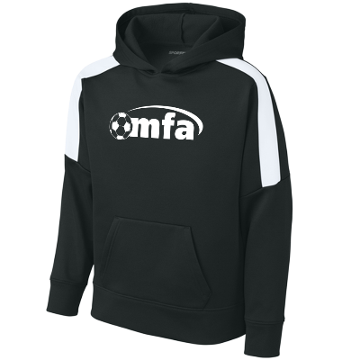 Sport-Wick FLC United PO Hoodie - Blk/Wht Image (31569)