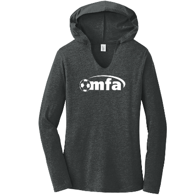 Women's Tri L/S Shirt Hoodie - Black Frost Image