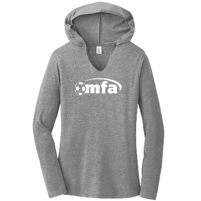 Women's Tri L/S Shirt Hoodie - Grey Frost Image