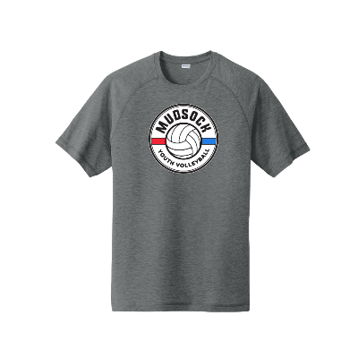 Posicharge Tri-Blend Wicking Raglan Tee - Dark Gry Image