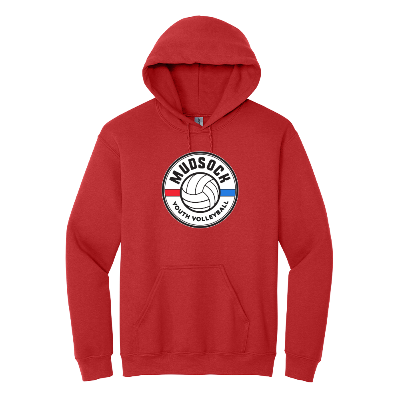 Heavy Blend Hooded Sweatshirt - Red Image