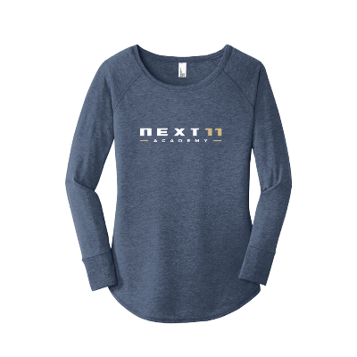 Womens Perfect Tri Long Sleeve - Navy Frost Image