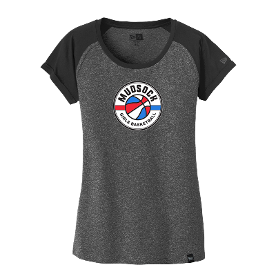 Heritage Blend Varsity Tee - Black/Black Twist Image