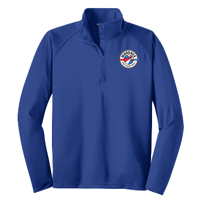 Ladies Sport-Wick Stretch 1/2 Zip Pullover - Royal Image