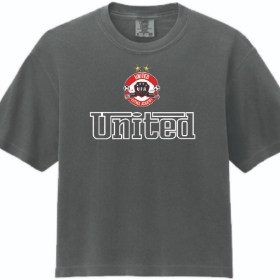 UFA Womens Boxy Tee Pepper Image