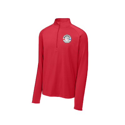 Sport-Wick Stretch 1/2 Zip Pullover - Deep Red Image